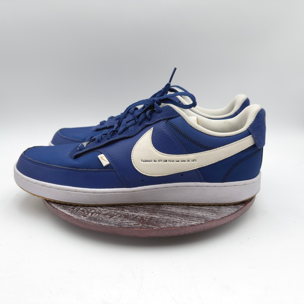 Nike Court Vision Low Sneakers Mens Size 15 Lace Up Premium Leather DJ2001-400
